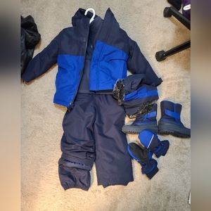 Boys snow suit set